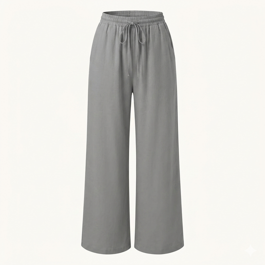 Women’s Palazzo Pants – Lightweight Wide Leg Summer Trousers with Pockets VIP