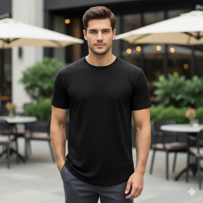 EARTH’S LIFETIME TEE: HEMP. BAMBOO. NO PFAS. GRIPS ARMS. HIDES GUT. VIP