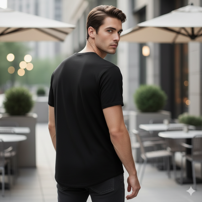 EARTH’S LIFETIME TEE: HEMP. BAMBOO. NO PFAS. GRIPS ARMS. HIDES GUT.