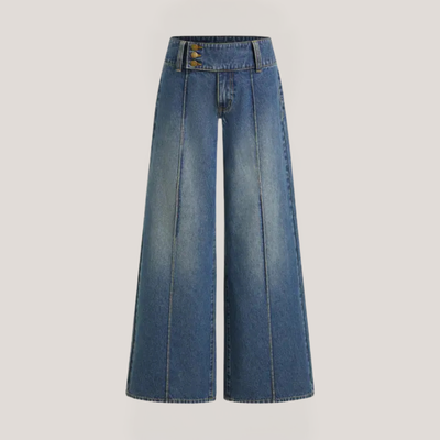 Women's Low Rise Cider Baggy Wide Leg Jeans VIP