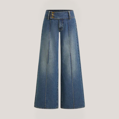 Women's Low Rise Cider Baggy Wide Leg Jeans
