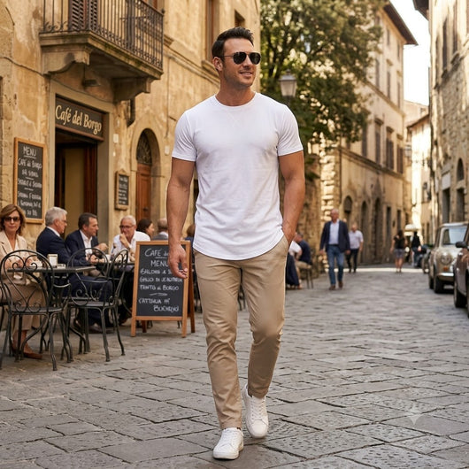 Men's Longline Crew Neck T-Shirt 3-Pack