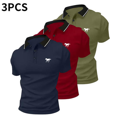 Men's Classic Polo Shirt Set