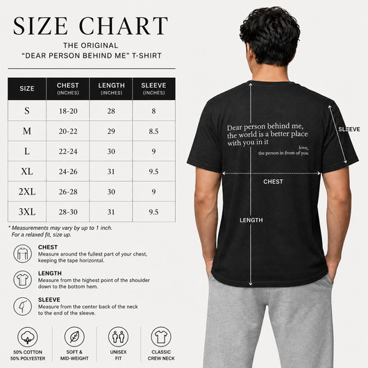 Dear Person Behind Me Unisex T-Shirt