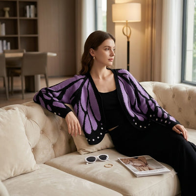 Womens Butterfly Wings Cardigan
