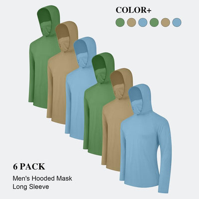 6-Pack Men's Hoodie Pullovers