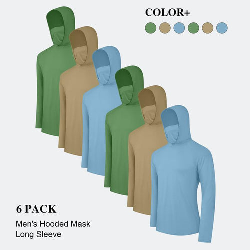 6-Pack Men's Hoodie Pullovers