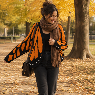 Womens Butterfly Wings Cardigan
