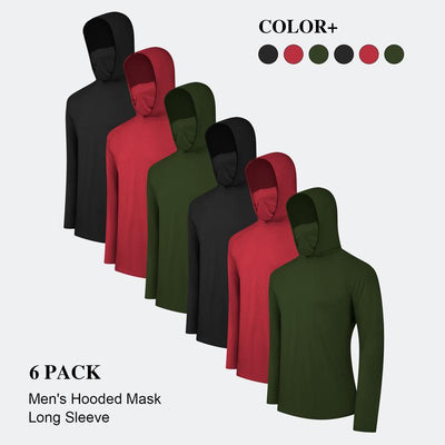 6-Pack Men's Hoodie Pullovers
