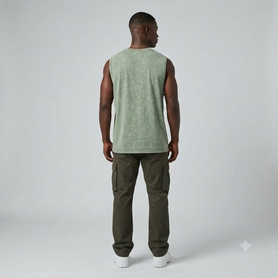 Men's Vintage Washed Tank Top 5-Pack
