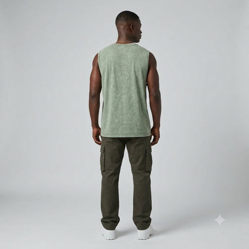 Men's Vintage Washed Tank Top 5-Pack