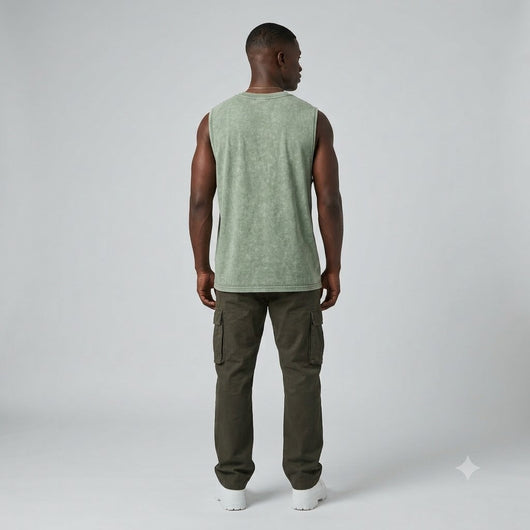 Men's Vintage Washed Tank Top 5-Pack