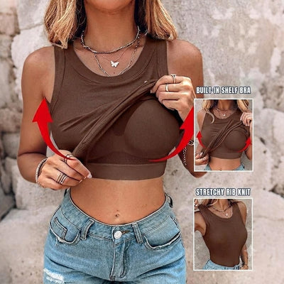 Built-In Bra Tank Top