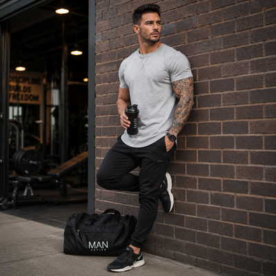 Men's Longline Crew Neck T-Shirt 3-Pack