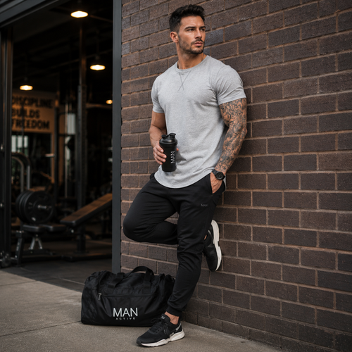 Men's Longline Crew Neck T-Shirt 3-Pack