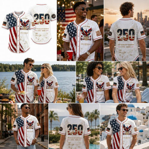 America 250th Anniversary Baseball Jersey