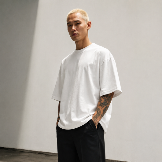 Mens 7.5oz Weighted Oversized Shirt